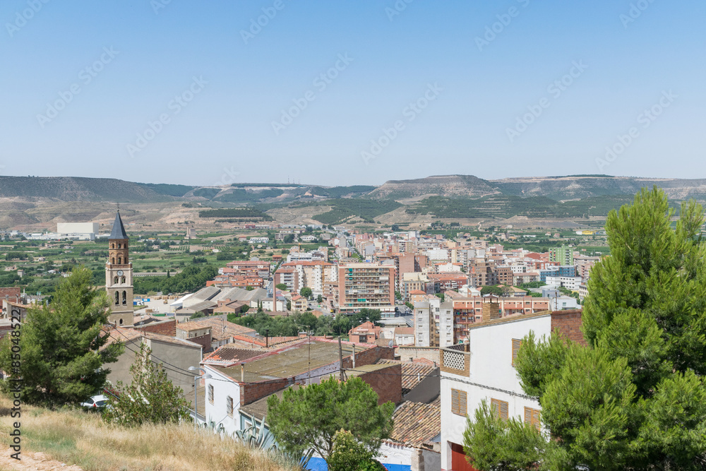 Vista aerea de Fraga, Huesca