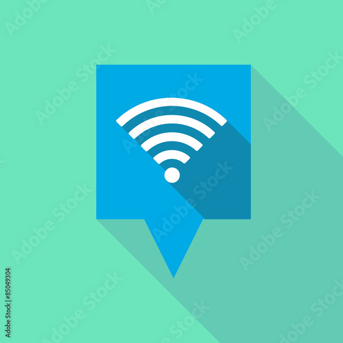 Tooltip icon with a radio signal sign