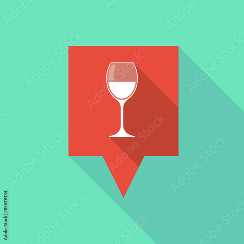 Tooltip icon with a glass