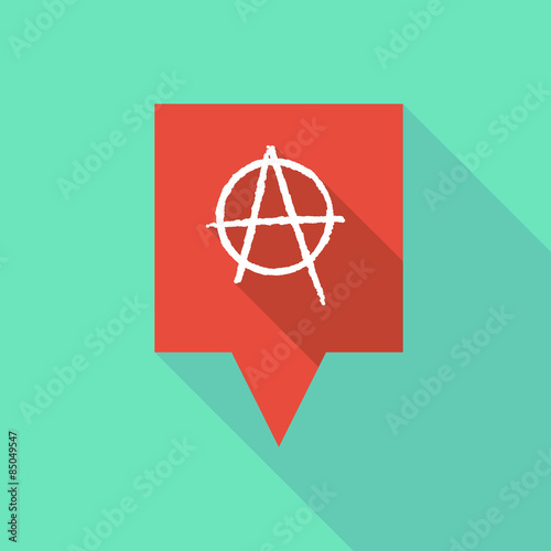 Tooltip icon with an anarchy sign