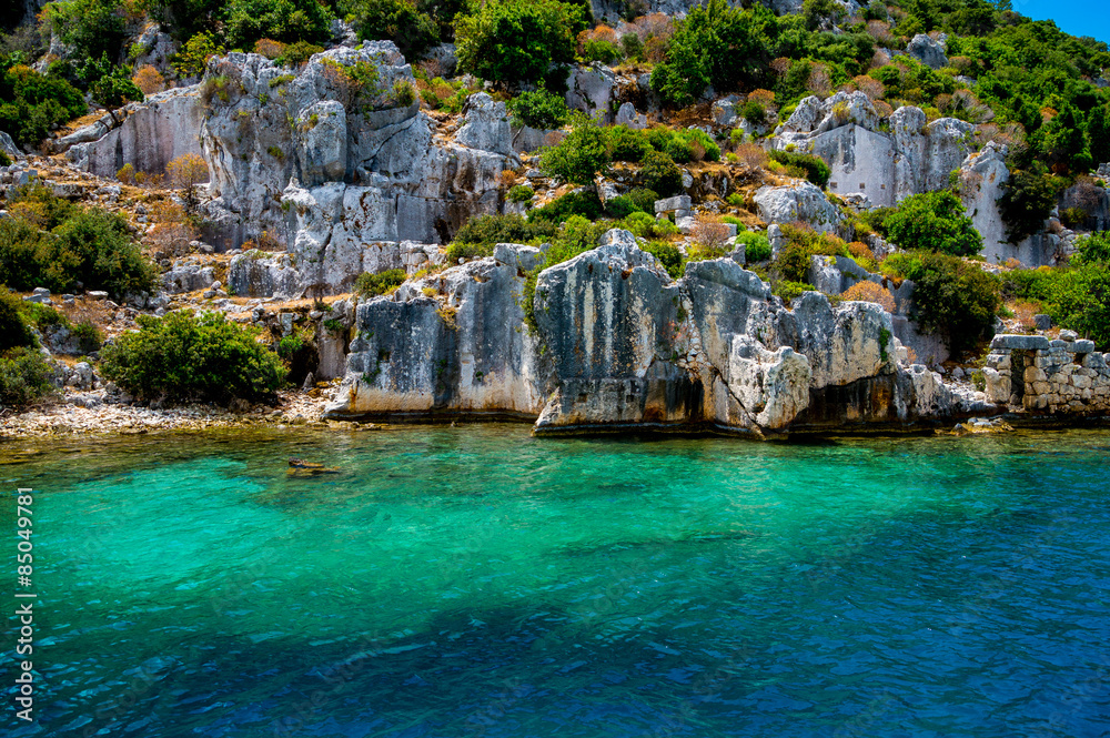 Naklejka premium Türkiye -Kekova