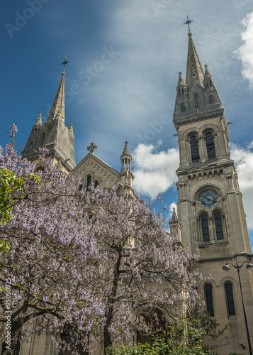  Church of Saint Ambroise on the Boulevard Voltaire , Paris, France . photo