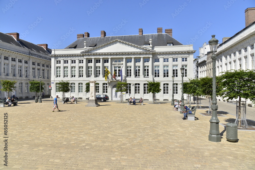 Naklejka premium La place des Martyrs à Bruxelles 