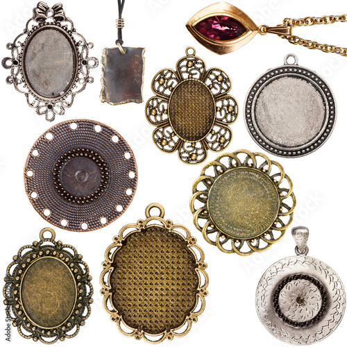Collection of vintage pendants