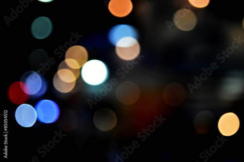 Colorful bokeh images for wallpapers, texture, background. © aorphoto