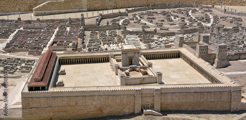 Second Temple Model of the ancient Jerusalem - Israel