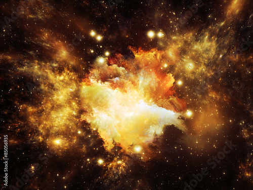 Virtual Orion nebula