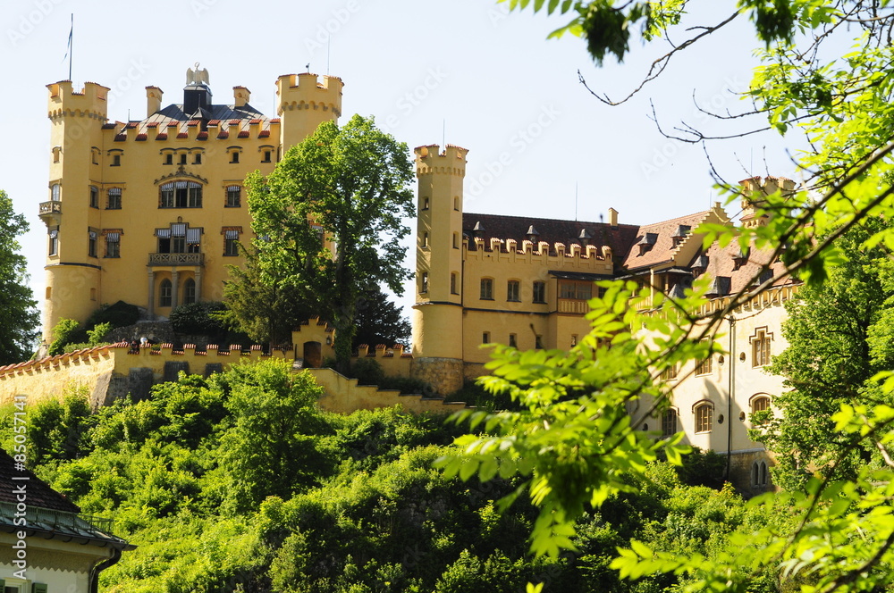 Beautiful castle in Bayern, Germany 