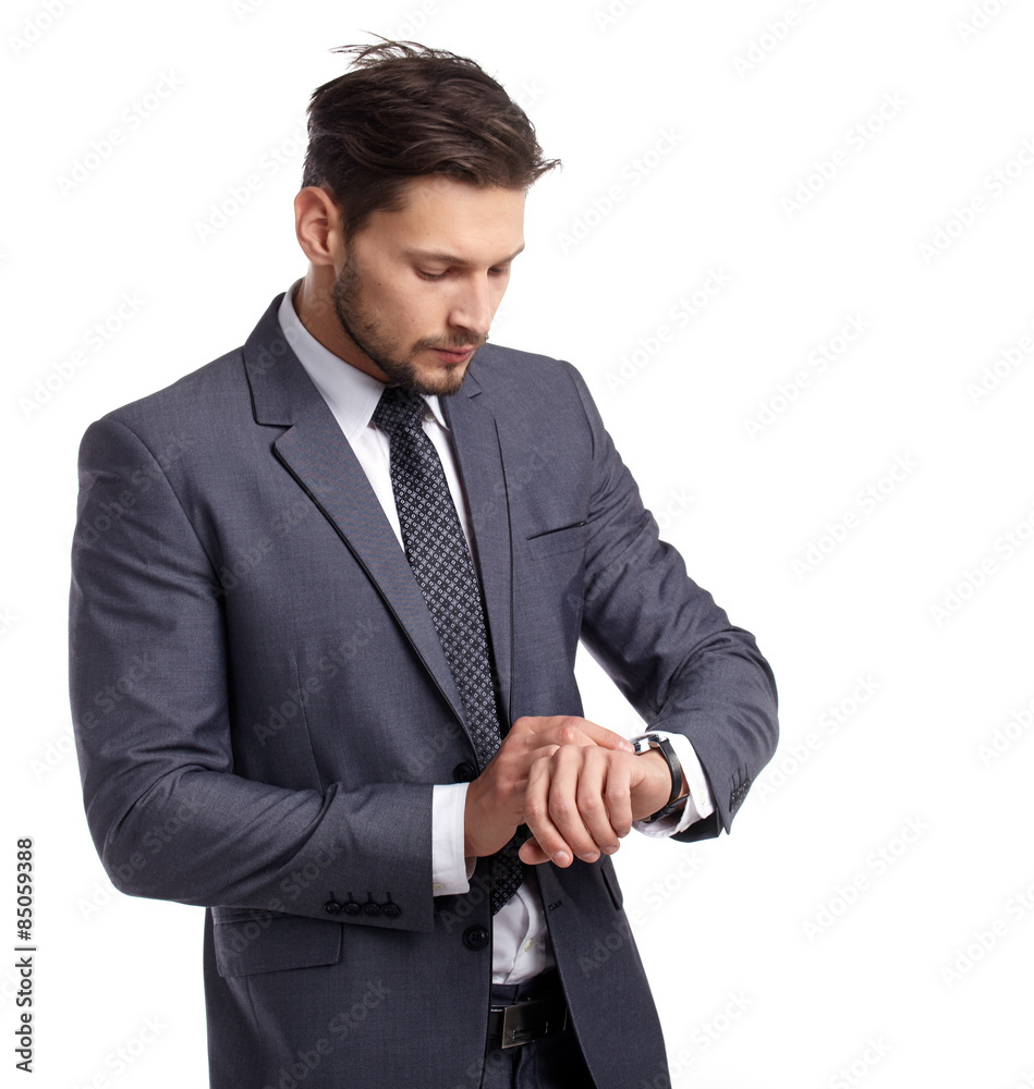 business, people and office concept - businessman in suit business, people and office concept - businessman in suit