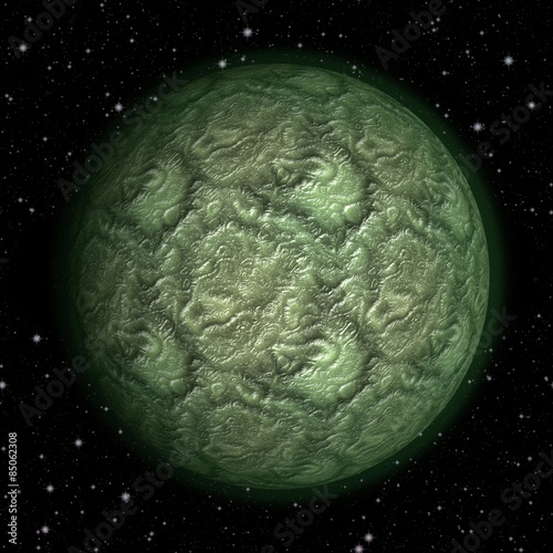 Fototapeta Naklejka Na Ścianę i Meble -  Abstract planet generated texture background