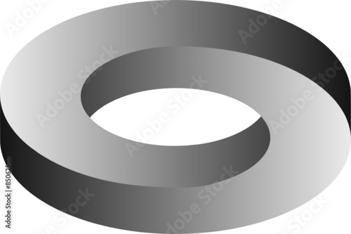 Moebius Ring optische Täuschung