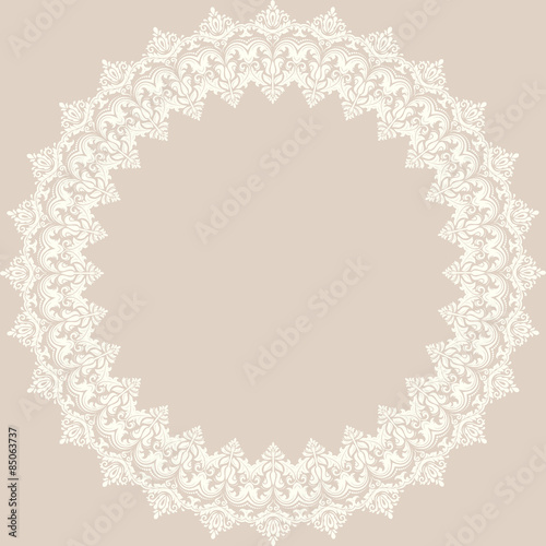 Orient Abstract Vector Pattern