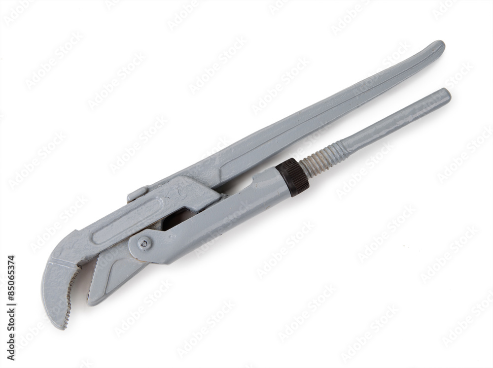 adjustable wrench isolated on white background adjustable wrench isolated on white background