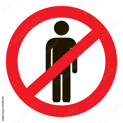 No man icon