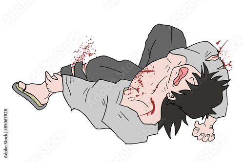 samurai wounded