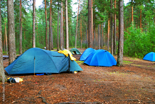 tents in camping