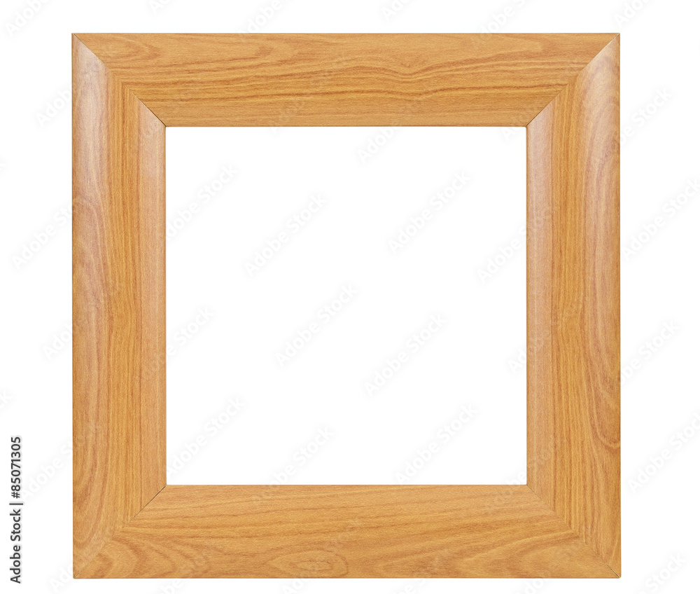 Fototapeta premium Dark square wooden picture frame