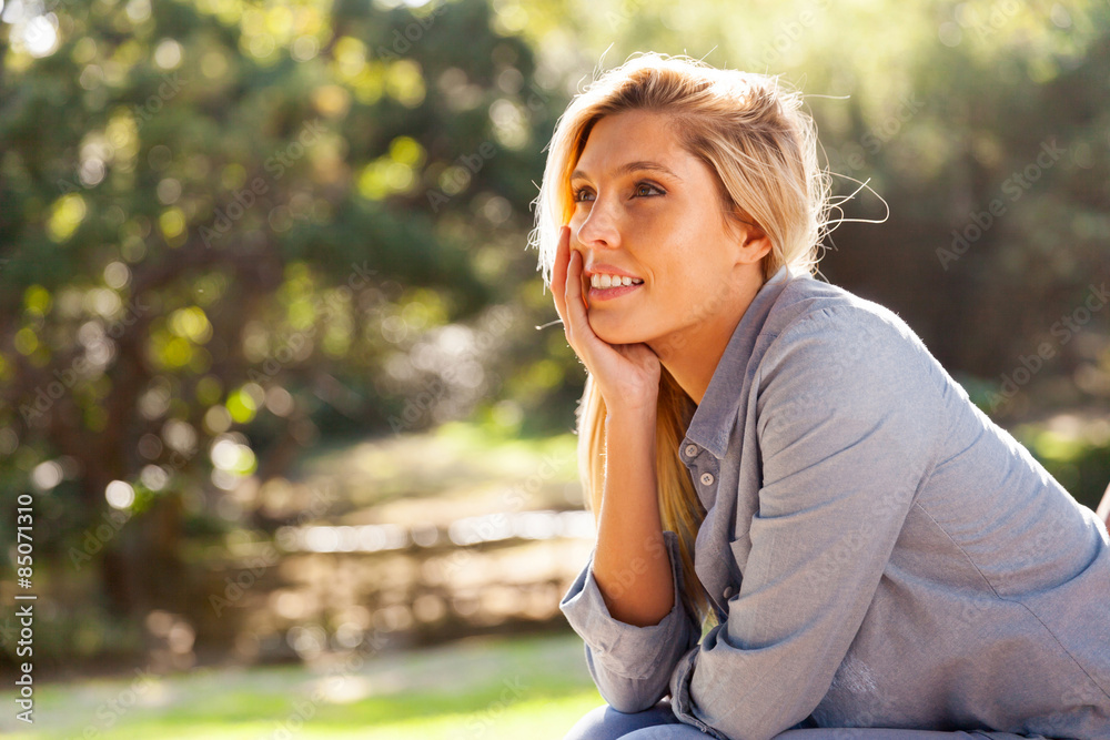 thoughtful young woman thoughtful young woman