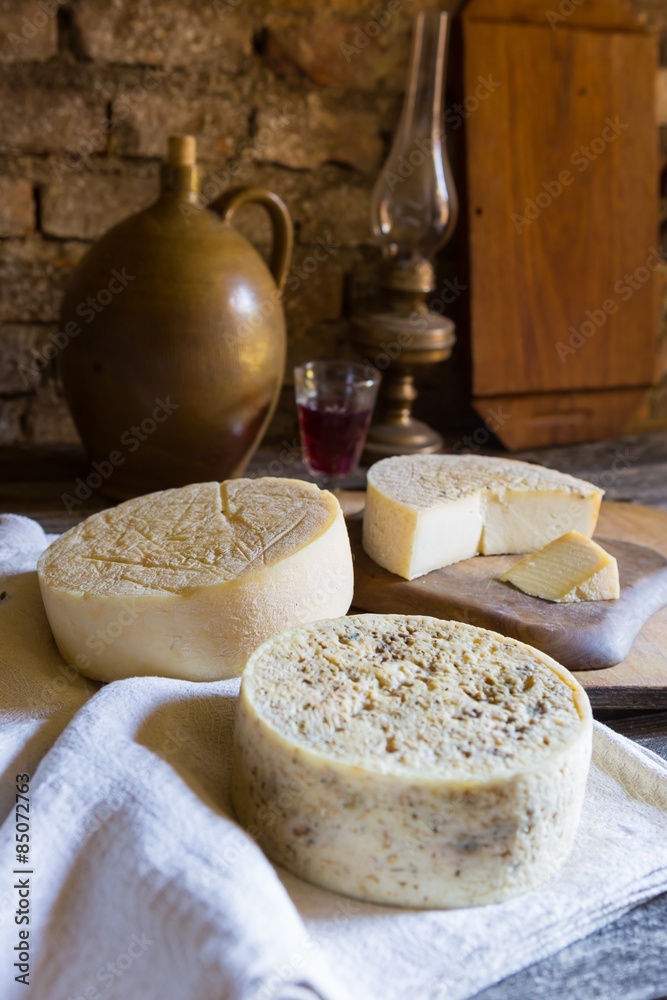 Fototapeta premium French goat cheese