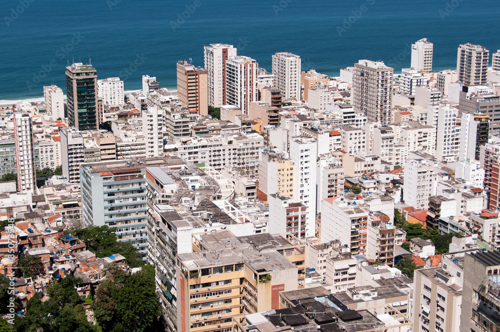 Ipanema District Aerial View