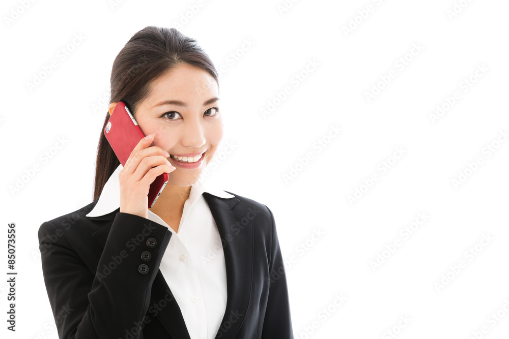 asian businesswoman on white background asian businesswoman on white background