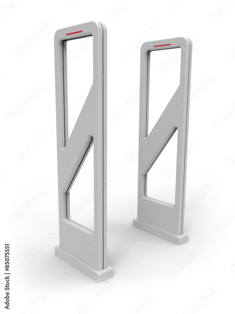 RFID gates Illustration Stock | Adobe Stock