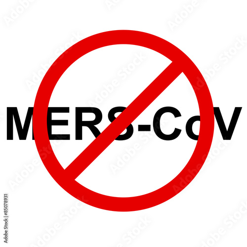Wallpaper Mural Stop Mers Corona Virus sign.  Vector Illustration. Torontodigital.ca