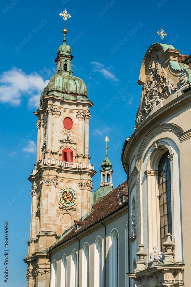 Abbey of saint Gall - The catholic cathedral in Switzerland Abbey of saint Gall - The catholic cathedral in Switzerland