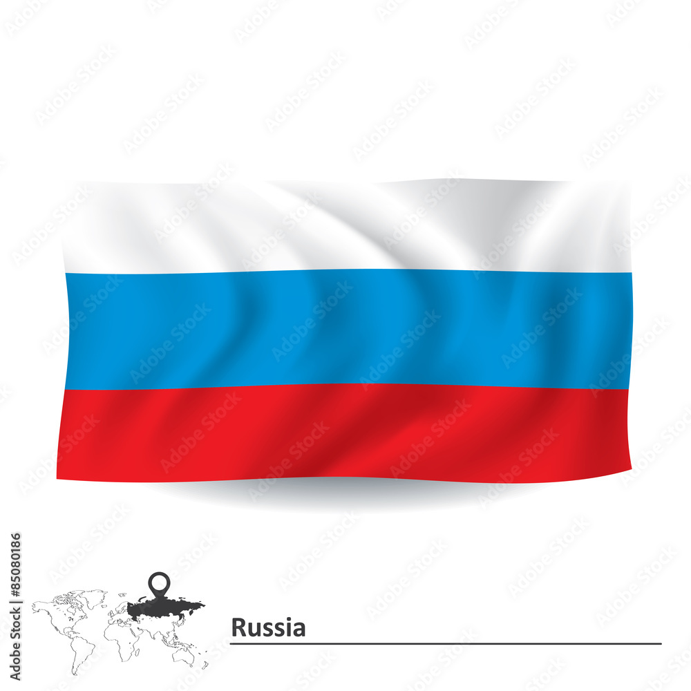 Fototapeta premium Flag of Russia
