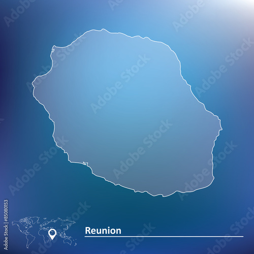 Map of Reunion