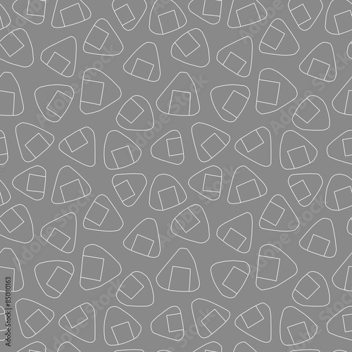 Seamless pattern riceball おにぎりのパターン