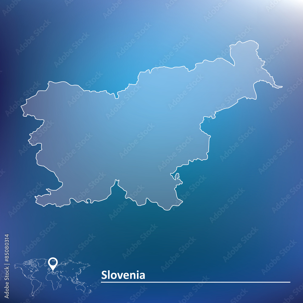 Map of Slovenia