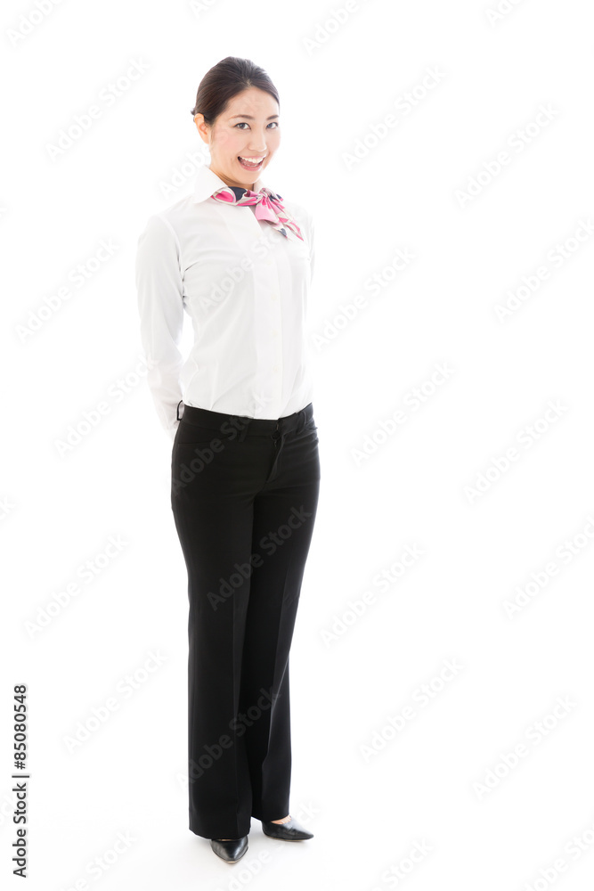 asian businesswoman on white background asian businesswoman on white background