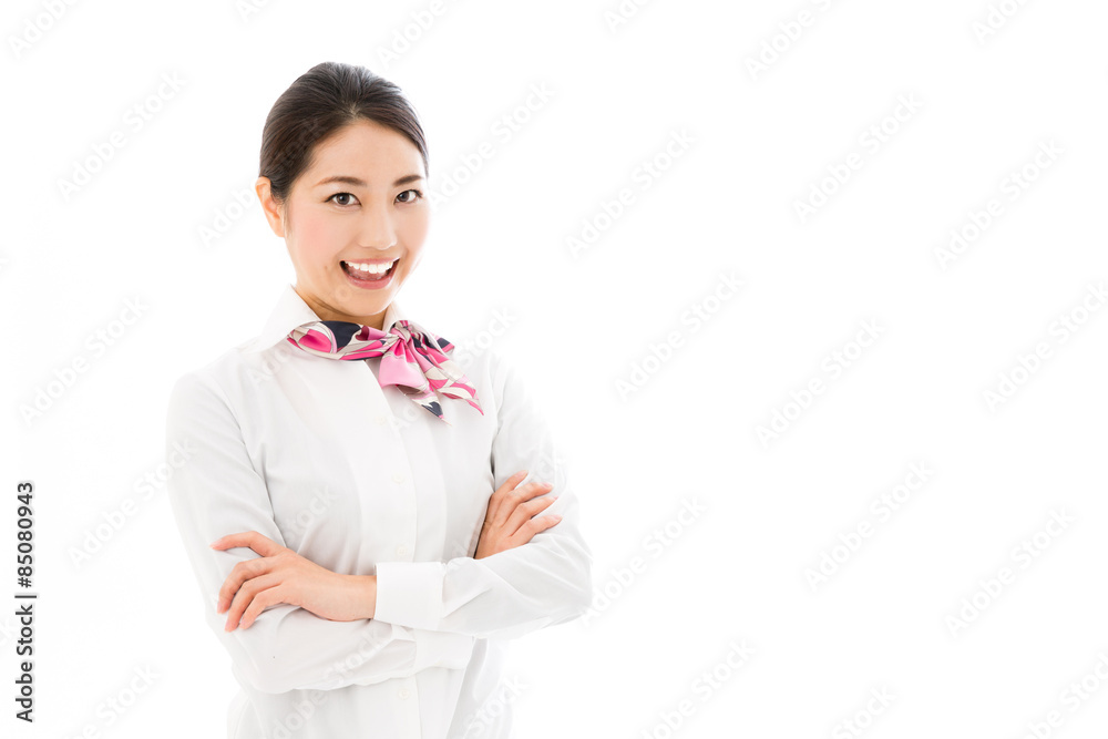 asian businesswoman on white background asian businesswoman on white background