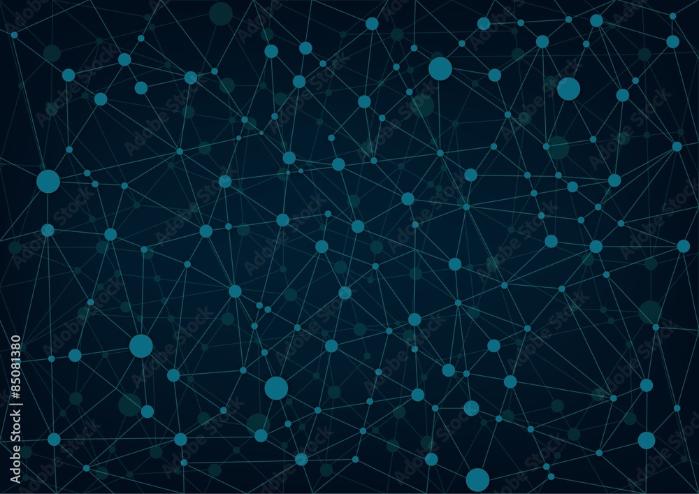 Obraz premium Abstract polygonal space low poly background