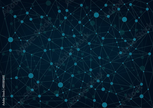 Abstract polygonal space low poly background