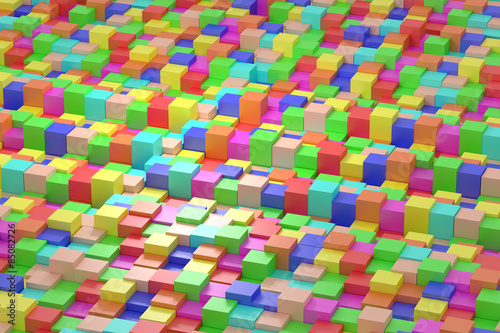 colored cubes