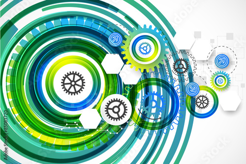 Abstract technology business template background.