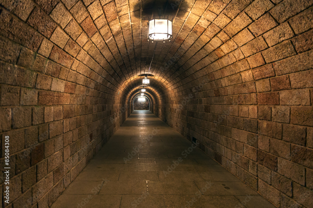 Fototapeta premium gloomy tunnel