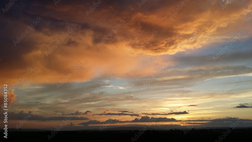 Fototapeta premium Ciel d'un soir