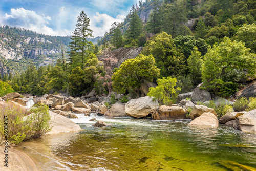 Merced river in Yosemite National Park