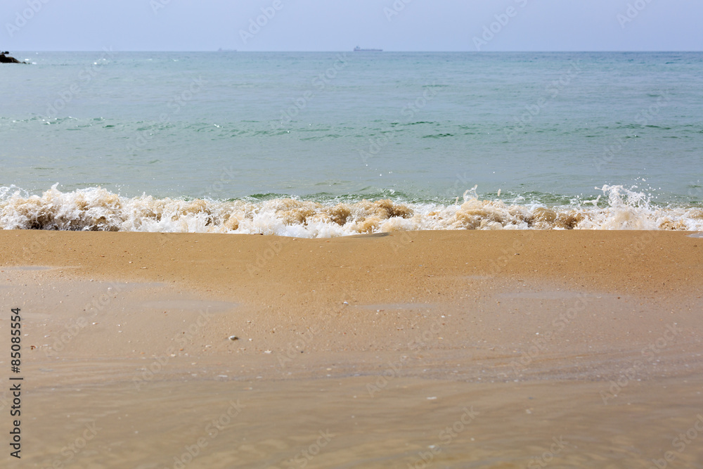 Splash of little wave in Mediterranean Sea Splash of little wave in Mediterranean Sea
