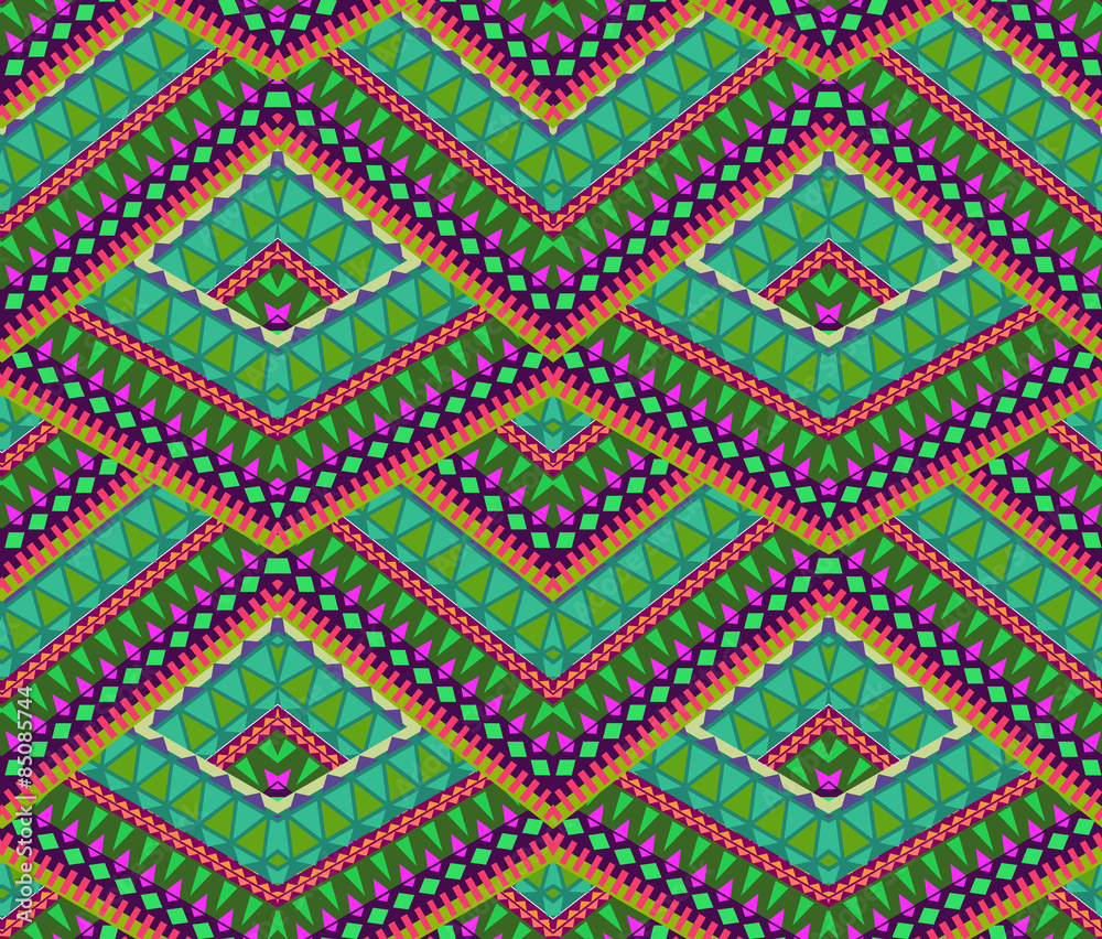 vector ethnic pattern. colourful folkloric detailed design. small geometric details.