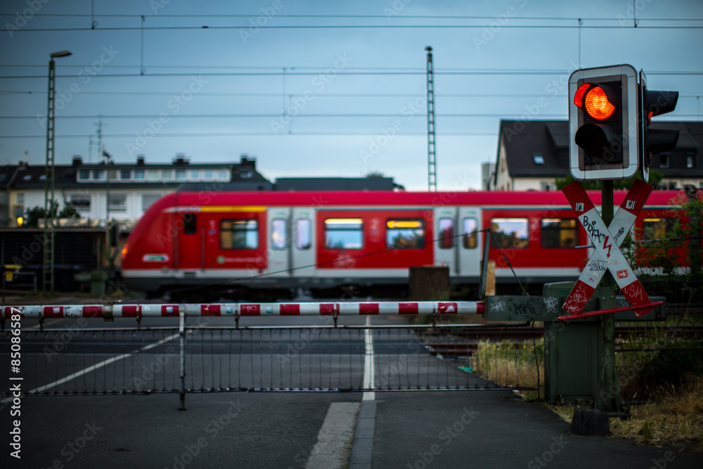 Fototapeta premium Bahnübergang