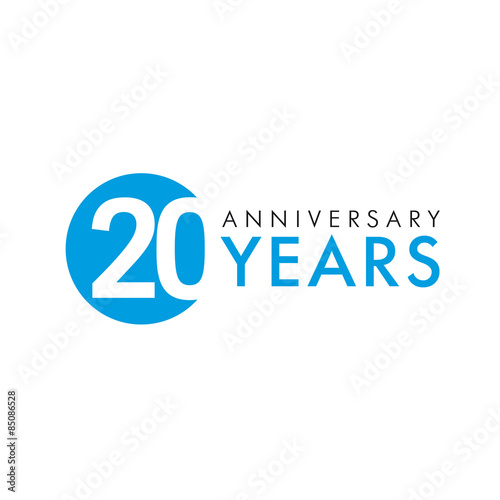 20 years logo