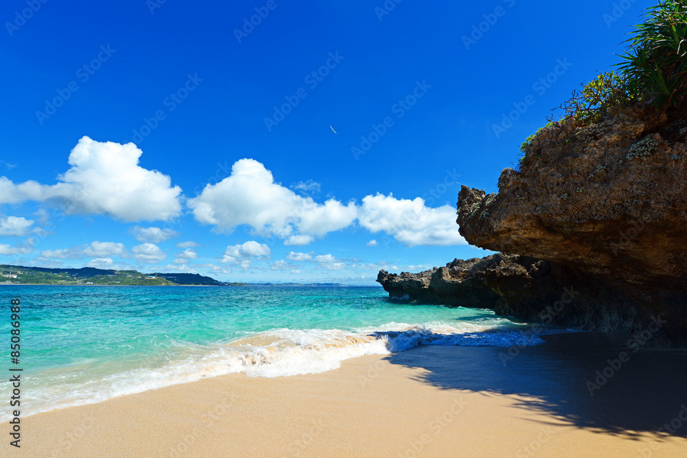 Fototapeta premium コマカ島の美しいビーチ