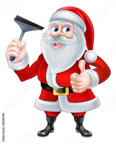 Window Cleaner Santa