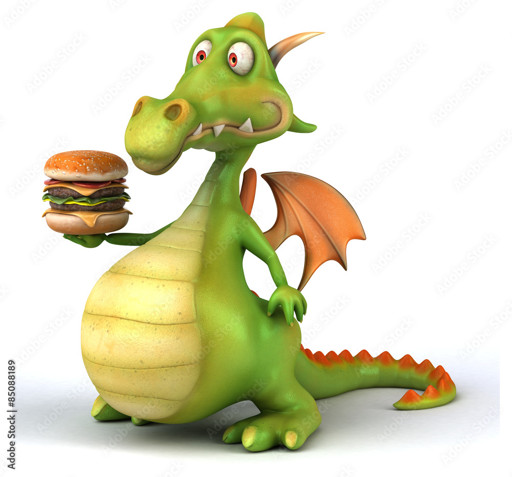 Fototapeta premium Fun dragon