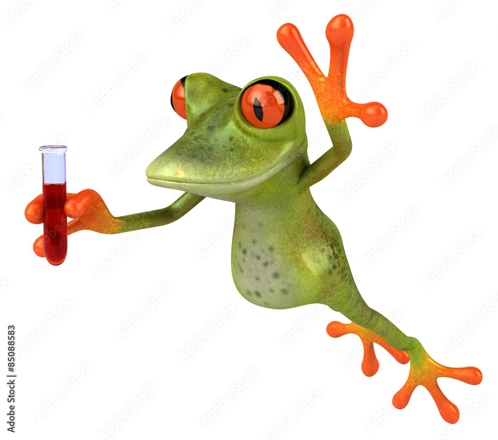 Naklejka premium Fun frog