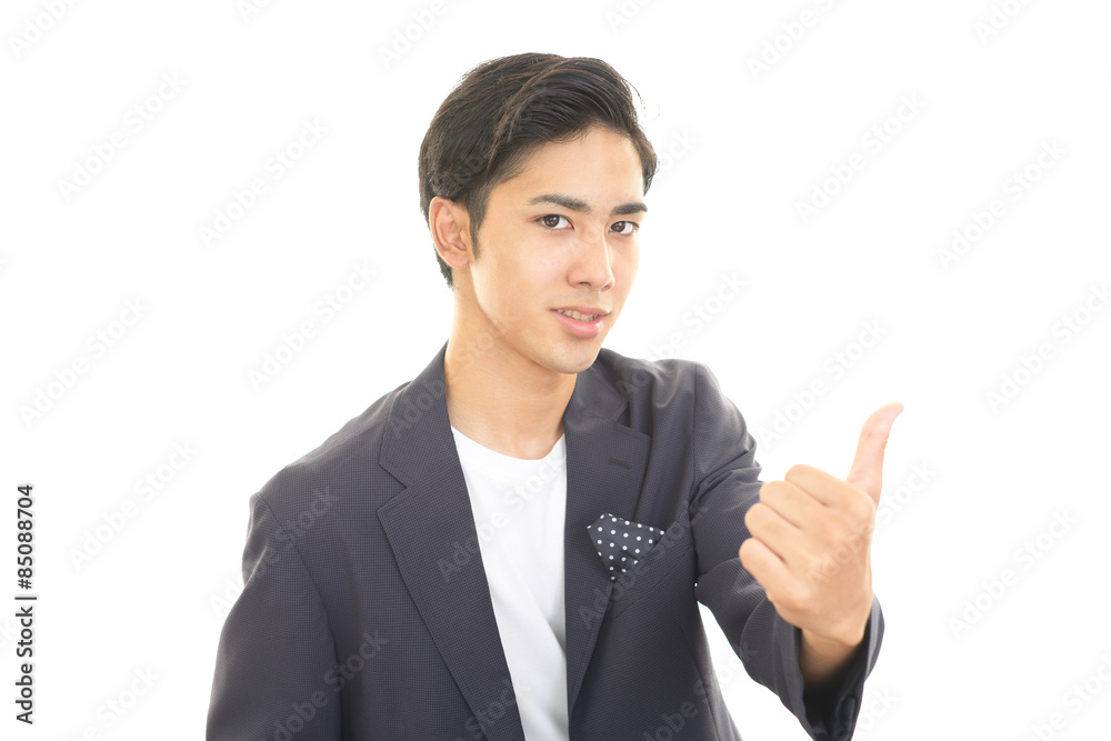 笑顔の男性 笑顔の男性